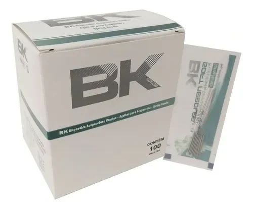 Agulha Sistêmica Para Acupuntura Bk C/1000 Unid