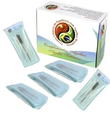 Agulha Sistemica 0,25X30mm com 1000 UN Complementar Agulhas