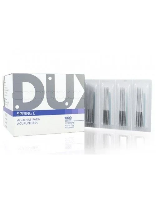 Agulha Sistêmica Spring C 0,25X40mm - Envelope com 10 Agulhas - Dux