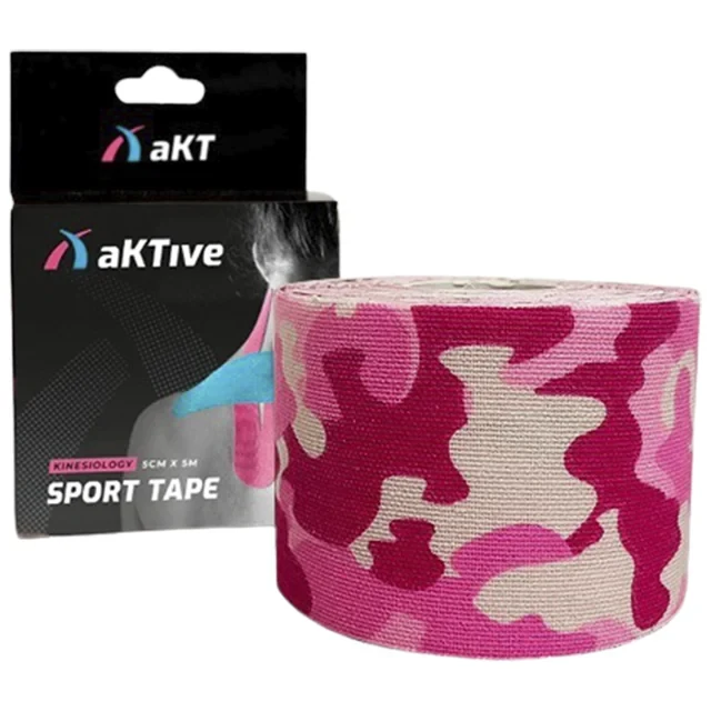 Aktivetape - Kinesiology Tape 5cm x 5m Rosa Camuflado - Aktivetape