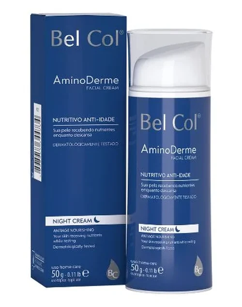 AminoDerme Night Cream – 50g - Bel Col