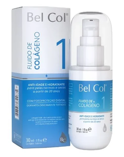 Bel Col 1 – Fluido de Colágeno - 30 ml - Home Care Bel Col