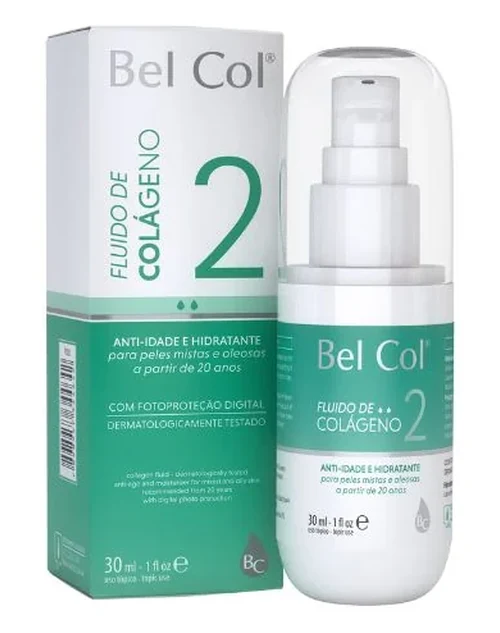 Bel Col 2 – Fluido de Colágeno – 30 ml - Home Care Bel Col