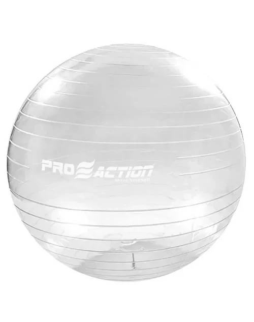 Bola gym ball 65cm transparente - cod-G388 - Proaction