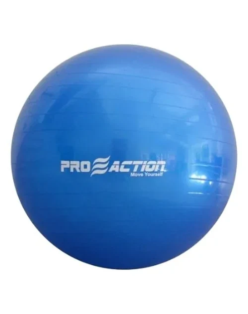Bola Suíça de Ginástica e Pilates 85cm Azul - ProAction