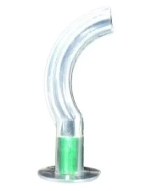 Cânula de Guedel 80mm - Verde - Plástico - Oxigel