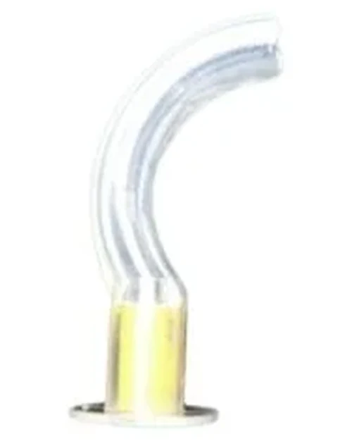 Cânula de Guedel 90mm - Amarelo - Plástico - Oxigel