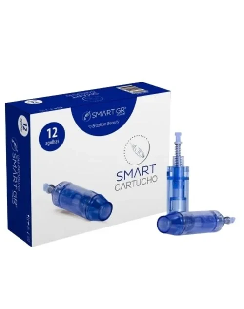 Cartucho Derma Pen Azul - Kit com 10 unidades - 12 agulhas - Smart GR