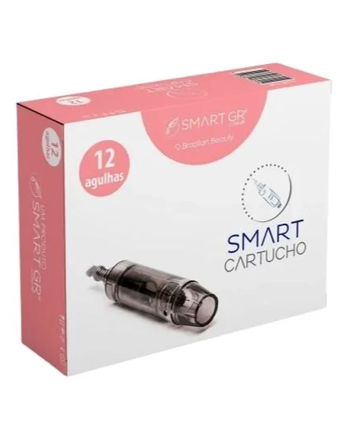 Cartucho Smart Derma Pen Preto - Kit com 10 unidades - 12 agulhas - Smart GR