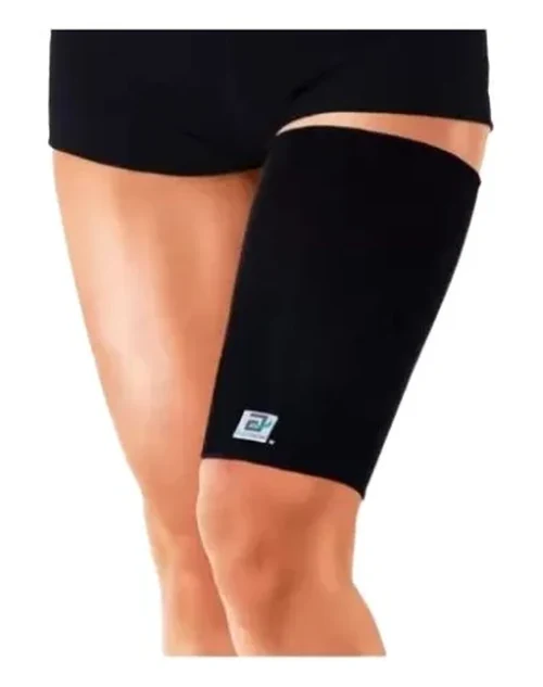 Coxal Elástico Preto Par M - Chantal Produtos Ortopédicos