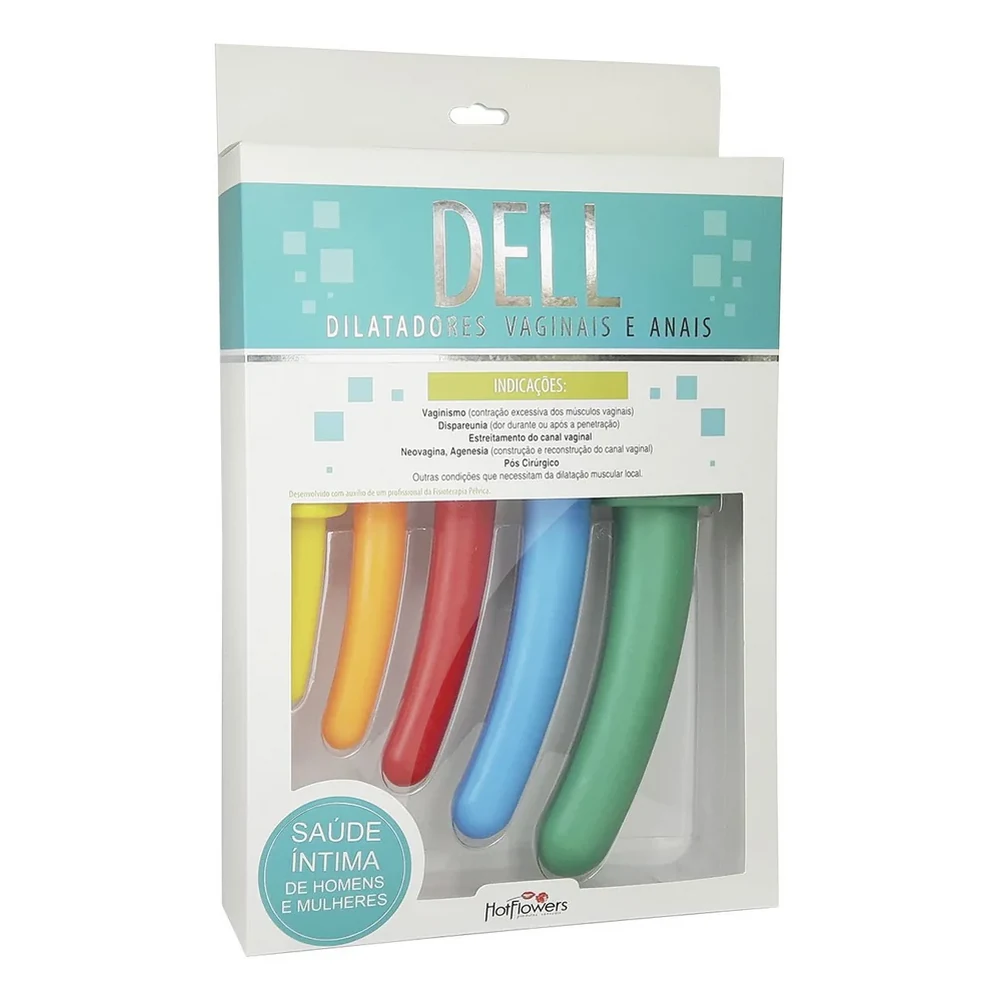 DELL DILATADORES VAGINAL E ANAL - HOT FLOWERS