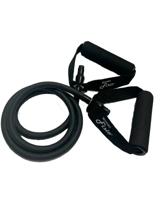 Elástico extensor de latex forte preto - Mundo Fisio