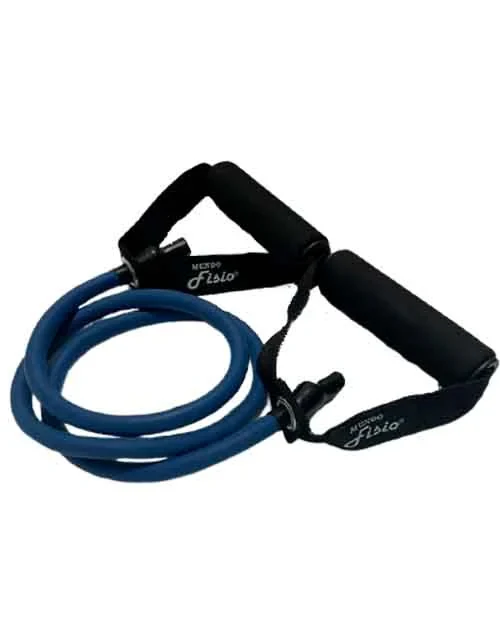 Elástico extensor de latéx médio azul - Mundo Fisio