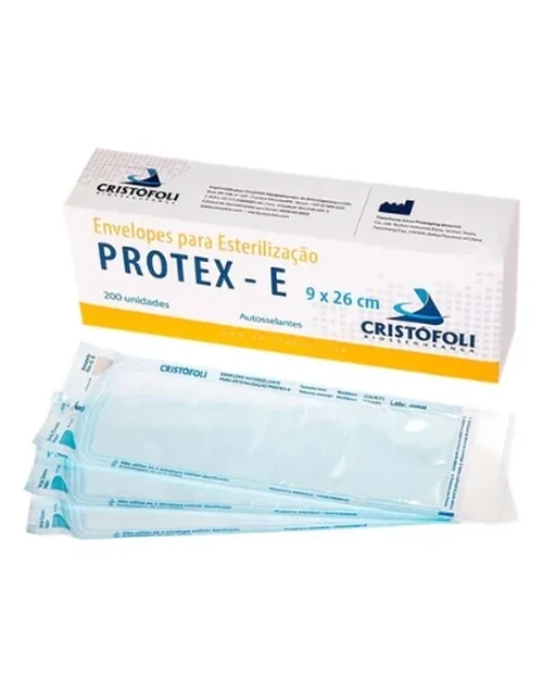 Envelope para Esterelização Autosselante (9x26) 200 unidades - Cristófoli