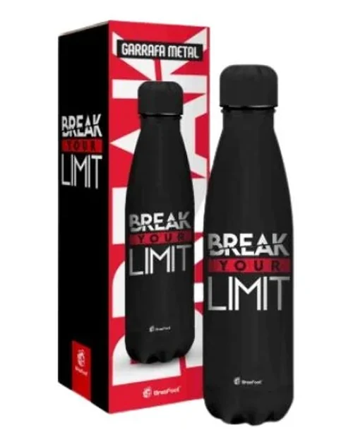 Garrafa Térmica Metal Neo - Break Your Limit - Brasfoot