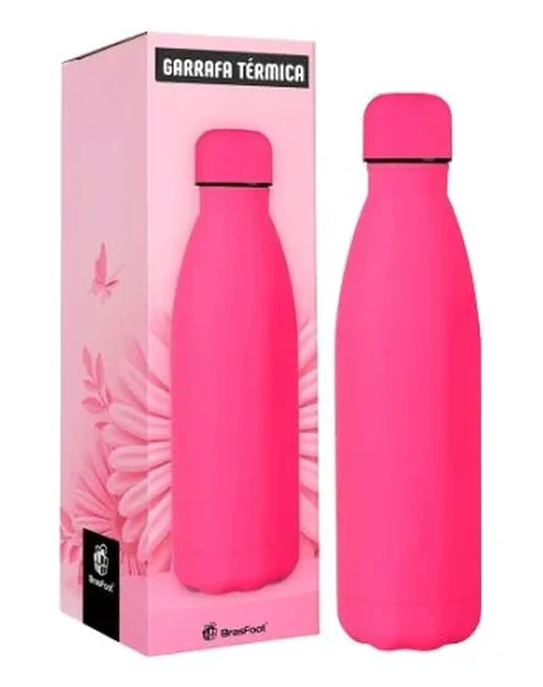 Garrafa Térmica Metal Neo - Pink - Brasfoot