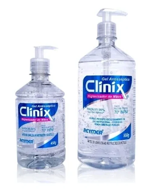 Gel Antisséptico Clinix 900g com Válvula Pump - Reymer do Brasil