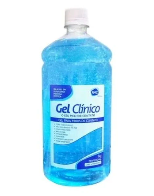 Gel Condutor Azul - Sem Álcool - Frasco de 1kg - RMC