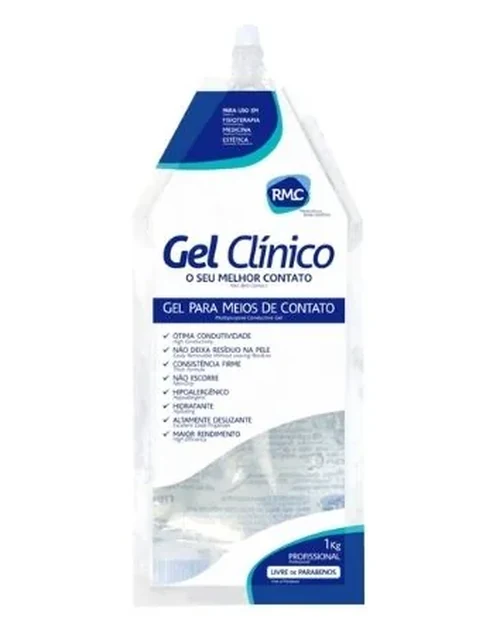 Gel Condutor Incolor - Sem Álcool - Bag 1kg - RMC