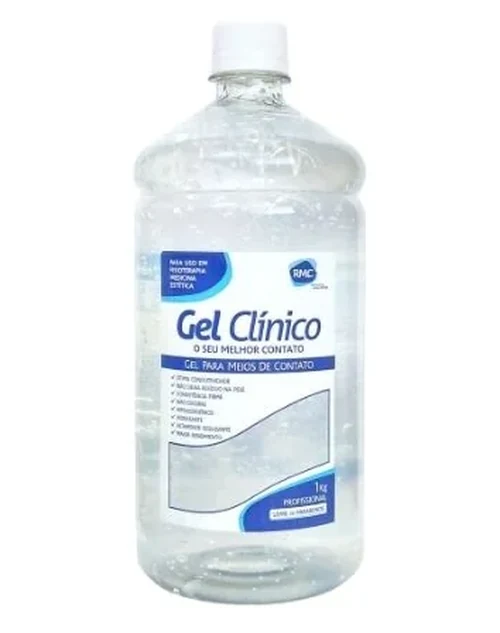 Gel Condutor Incolor - Sem Álcool - Frasco 1kg - RMC
