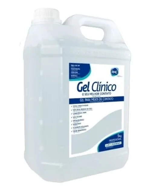 Gel Condutor Incolor - sem Álcool - Galão 5kg - RMC