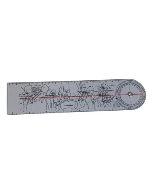 Goniometro Grande de 21 cm em Plástico - Mundo Fisio