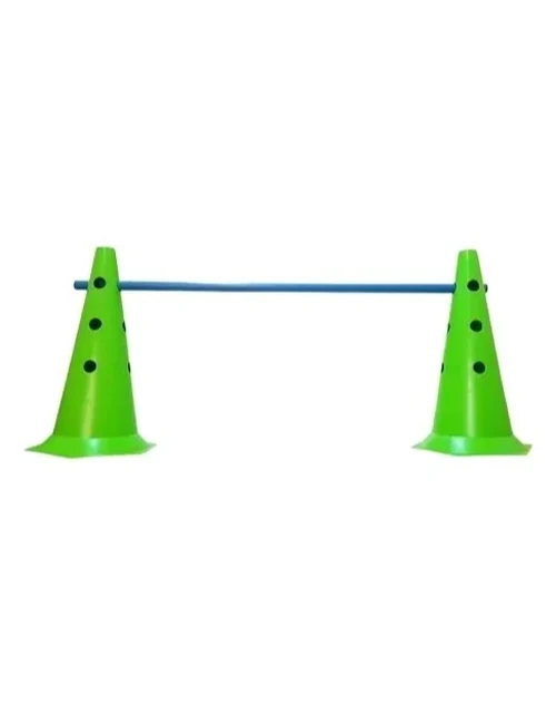 Kit 2 cones 50cm com Barreira - Brasil Fit