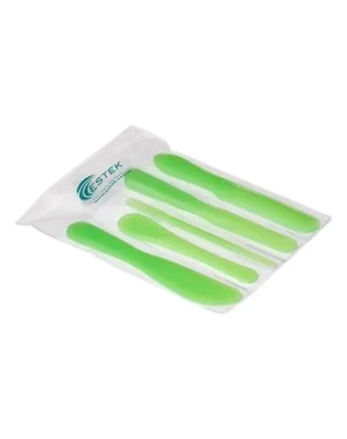 Kit com 5 Espátulas - Verde - Estek