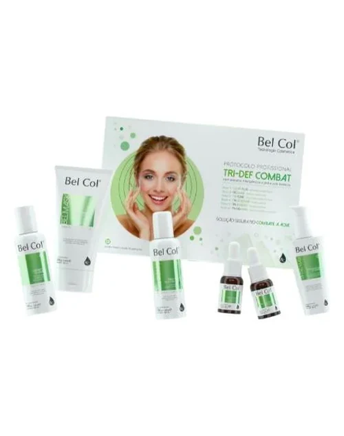 Kit para Combate à Acne Tri-Def Combat - contém 6 itens - Bel Col