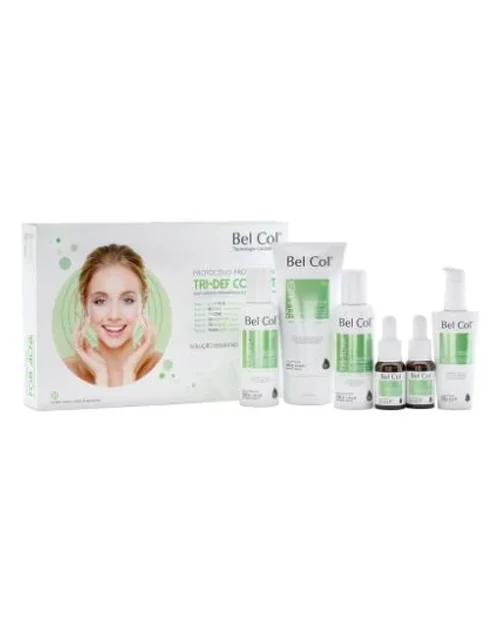 Kit para Combate à Acne Tri-Def Combat - contém 6 itens - Bel Col