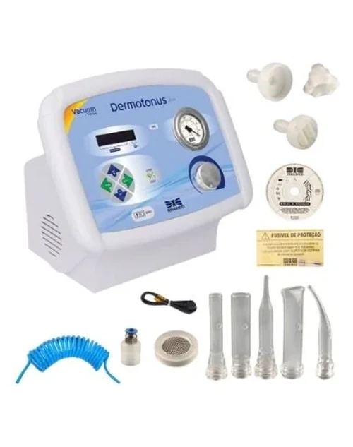 Kit Dermotonus Slim + Conjunto Caneta Peeling Diamantada com 5 Ponteiras Corpo Acrilico - Ibramed