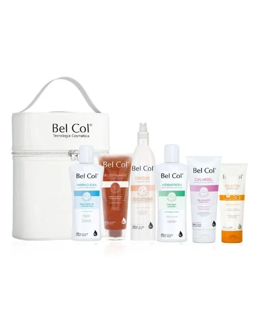Kit Limpeza de Pele Essencial - Versão Profissional - 6 Itens - Bel Col
