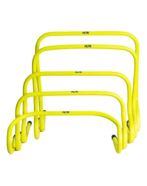 Kit Obstáculos De Treinamento Para Agilidade - Amarelo Neon T75 - Acte