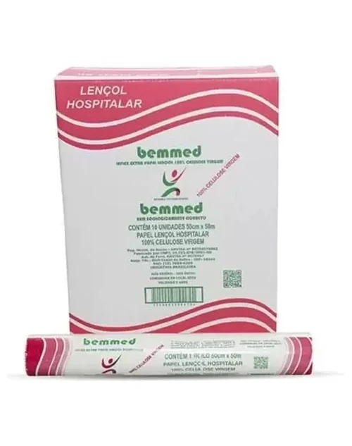 Lençol  bemmed 100% celulose virgem - flexpell