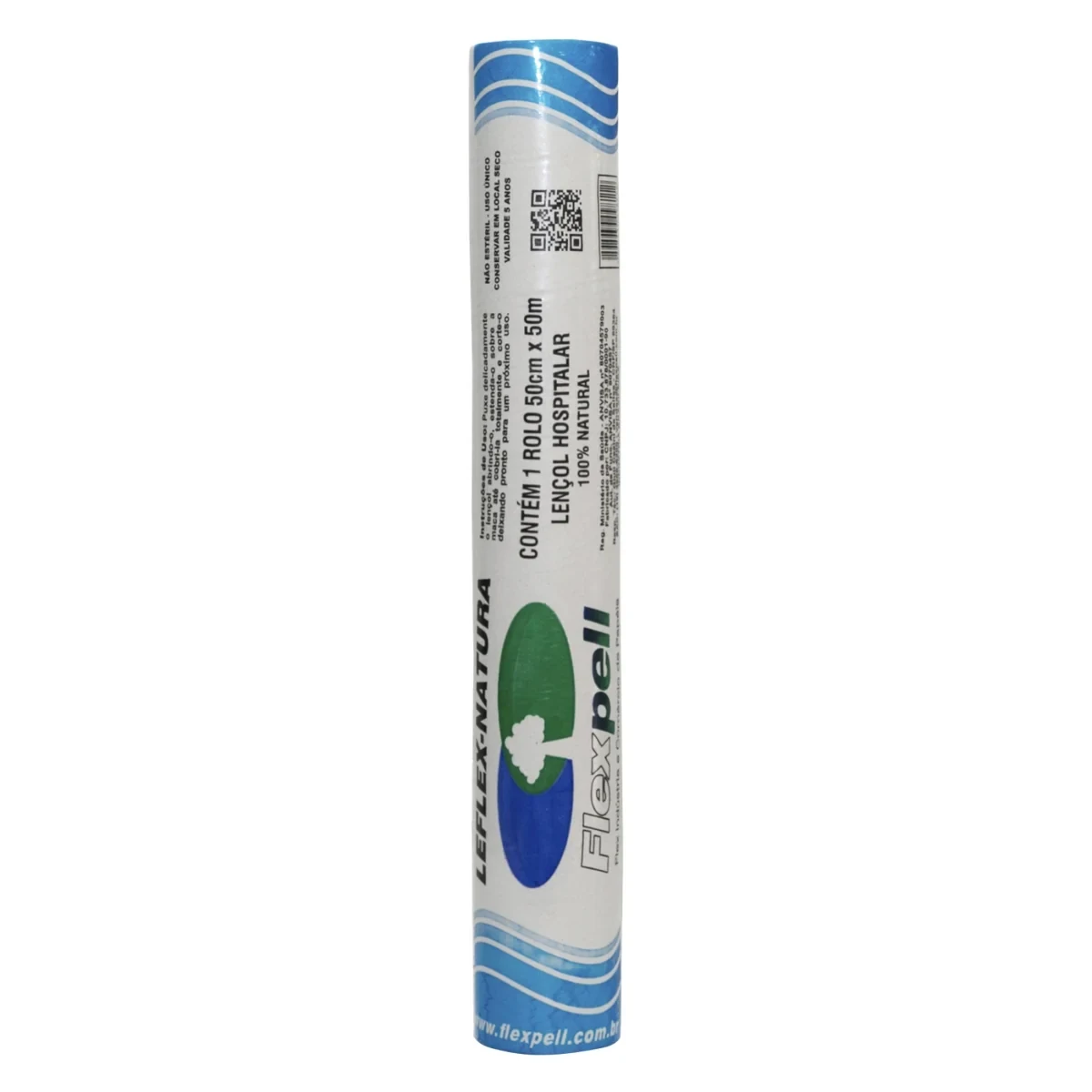 Lençol Papel Descartável 100% Fibra Natural 70x50 10 Rolos