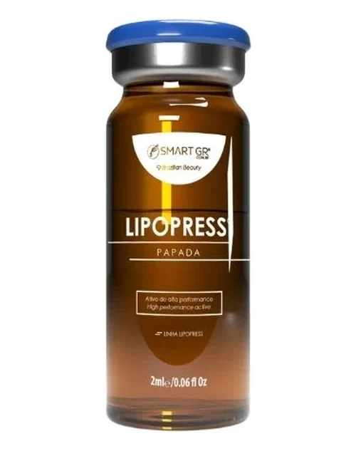 Lipopress Papada - Redutor de Papada - 5 Frascos de 02 ml - Smart GR
