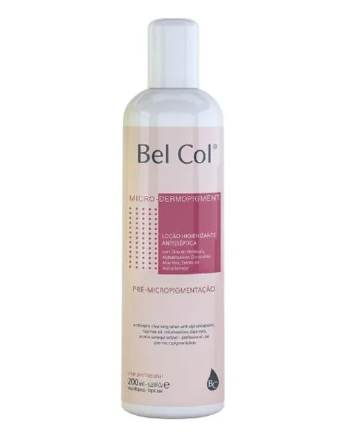 Loção Higienizante Antisséptica Micropigmentação 200ml - Bel Col