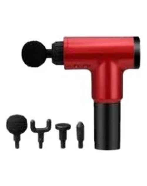 Massage Gun - Massageador Corporal - Vermelho - Alux