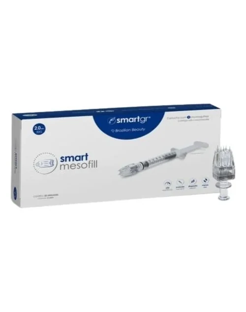Mesofill 2.0mm 32G Cartuchos com 5 Agulhas - Caixa Com 20 Unidades - Smart GR