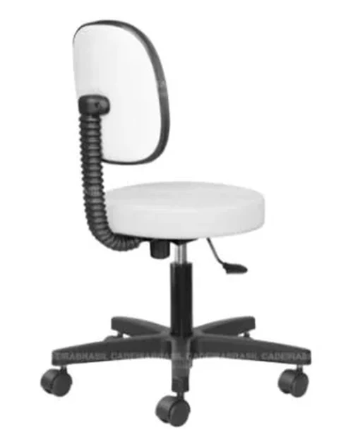 Mocho Com Encosto Branco BC-009 - Goldlife