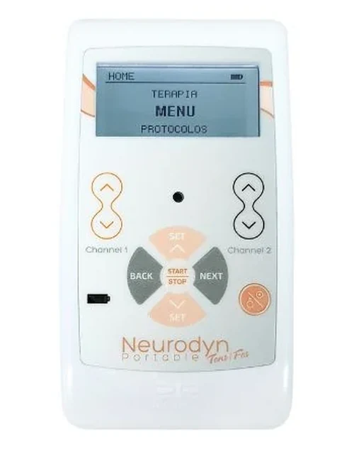 Neurodyn Portable TENS/FES Ibramed - 02 Canais - Aparelho de Correntes para Eletroestimulação