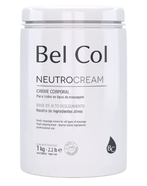 NeutroCream – Creme Neutro para Massagem – 1kg - Bel Col