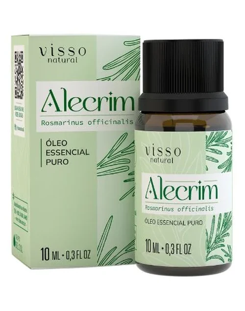 Óleo Essencial de Alecrim – 10 ml - Visso Natural