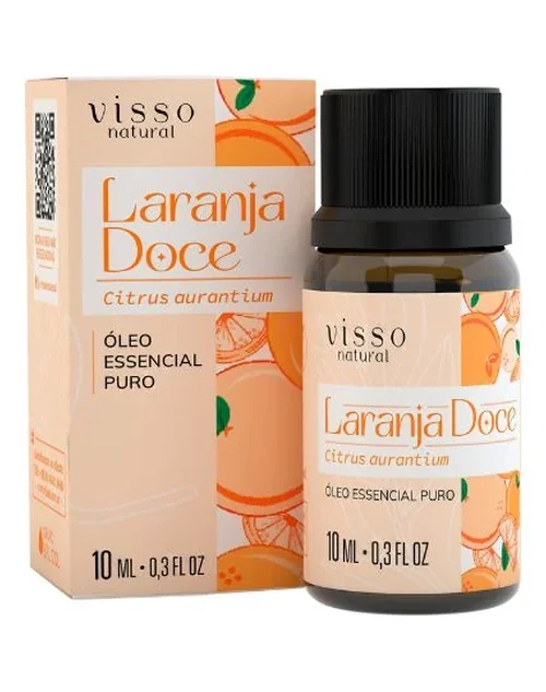 Óleo Essencial de Laranja Doce – 10 ml - Visso Natural