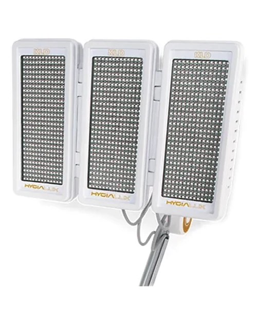Painel Led KLD - 03 Abas Tricolor - Vermelho 630nm + Azul 470nm + Infravermelho 850nm - Para Hygialux
