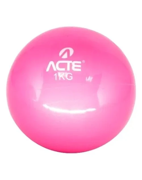 Par de Bolas Tonificadoras de 1 Kg Rosa - Acte
