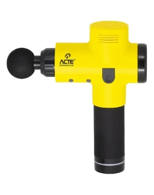 Pistola Massageador Profissional Massage Gun Amarelo R16-A - Acte