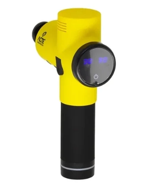 Pistola Massageador Profissional Massage Gun Amarelo R16-A - Acte