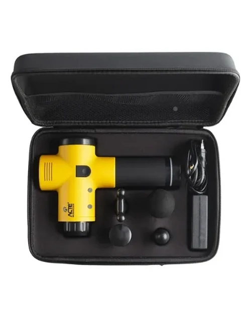 Pistola Massageador Profissional Massage Gun Amarelo R16-A - Acte