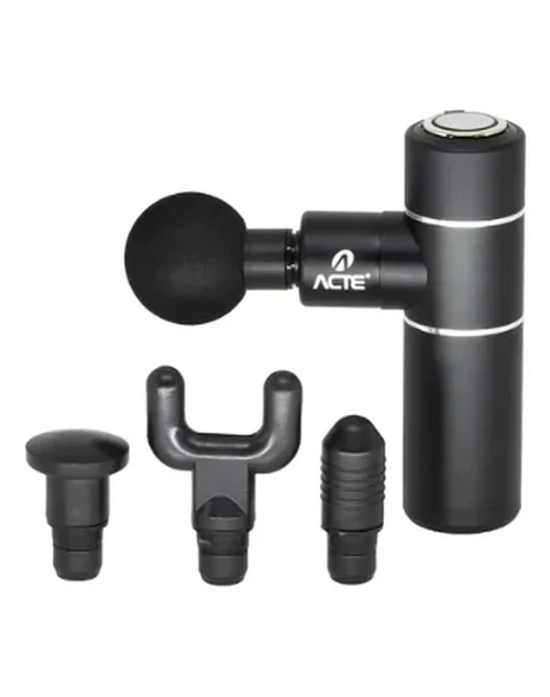 Pistola Massageador Massage Gun Preto Portátil R32-Pto - Acte